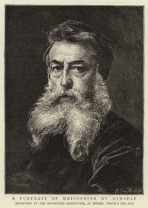 صورة Meissonier لوحده بواسطة جان لويس إرنست ميسونييه